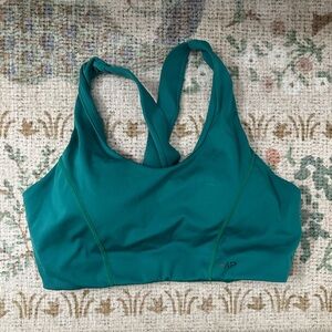 Stylish Teal Sports Bra for Women